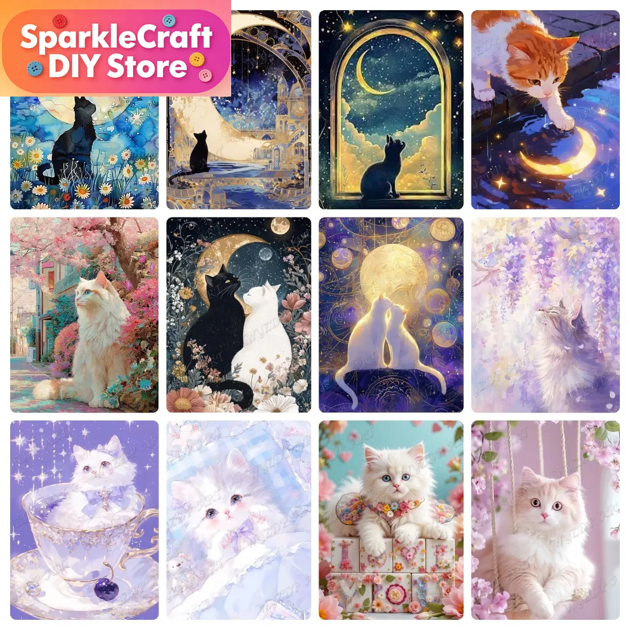 Embroidery Garments - Kit Lukisan Berlian 5D DIY Motif