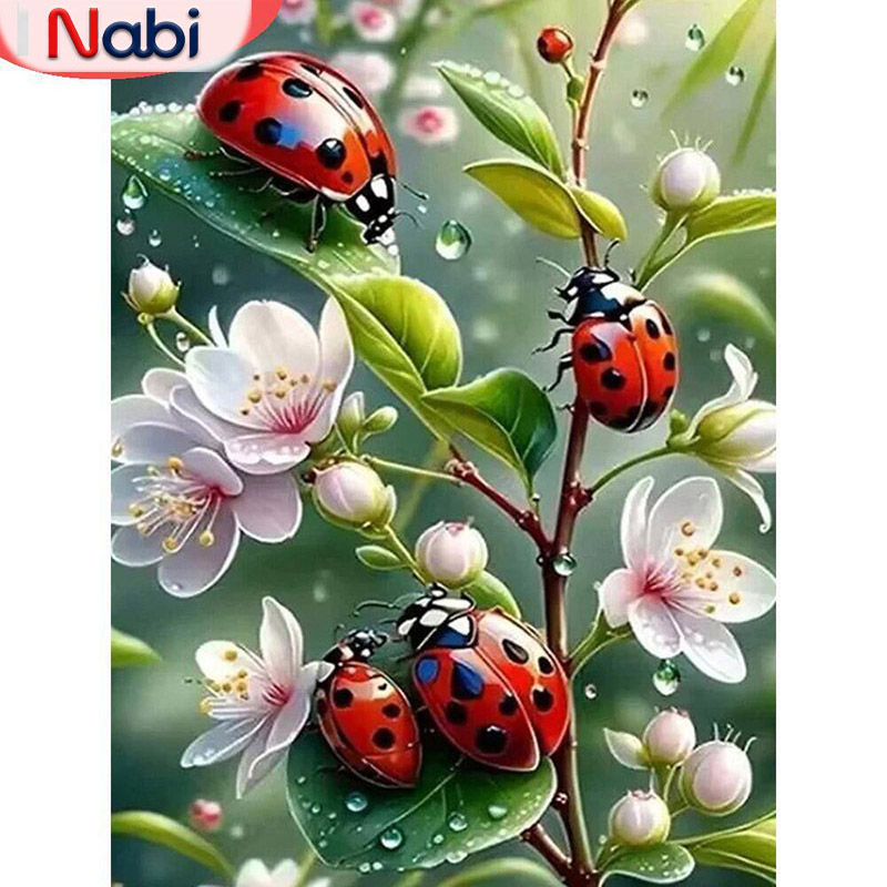 Lukisan Berlian Nabi 5d Motif  - Embroidery Lady Bug ulasan dan harga