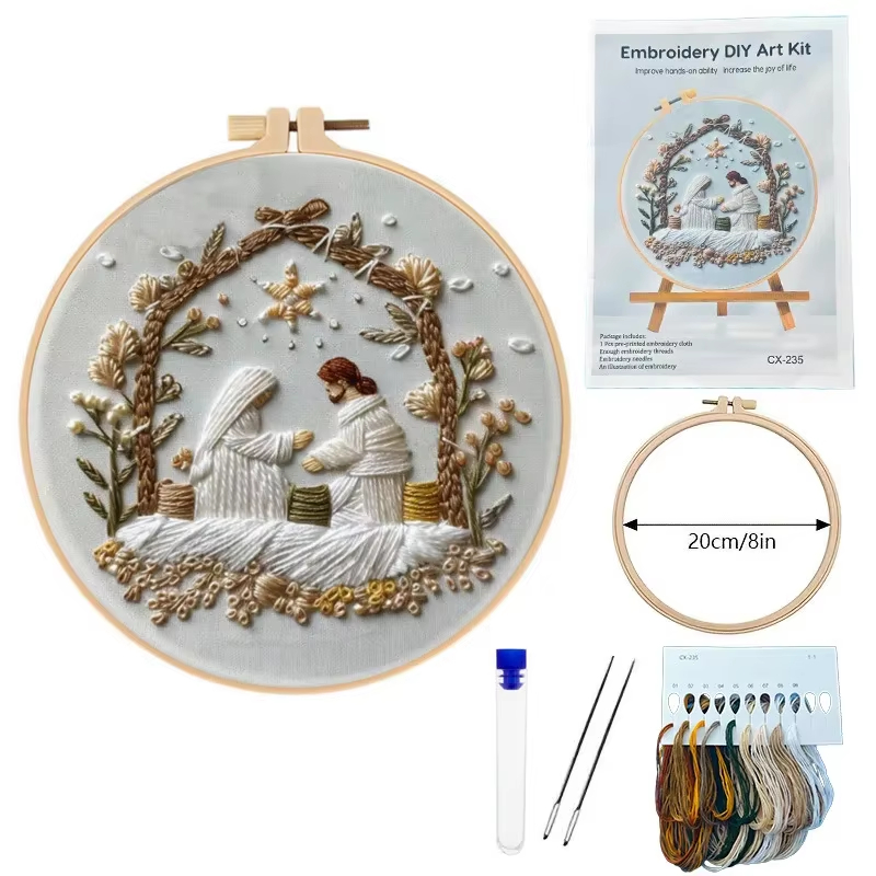 Kit Bordir Natal Kelahiran Yes - Embroidery Online ulasan dan harga